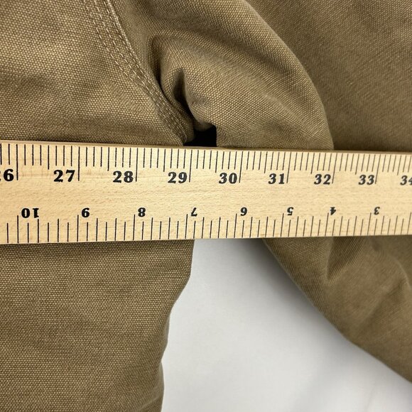 Carhartt Jacket C61 FRB Men 3XL TALL Sherpa Lined Sandstone Ridge Brown Duck VTG - Picture 6 of 16